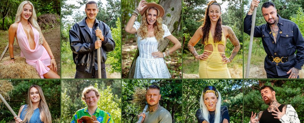 oben, v. l. n. r.: Emma Fernlund, Tim Kühnel, Giulia Siegel, Sandra Sicora, Cosimo Citiolo; unten, v. l. n. r.: Nina Reh, Fritz Wagner, Paco Herb, Alicia King, Gigi Birofio – Bild: RTL Zwei/Magdalena Posse