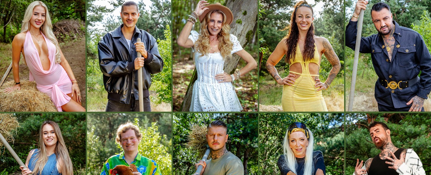 „Der Promihof“: Diese 21 Teilnehmer sind in der neuen Realityshow dabei – Giulia Siegel, Cosimo Citiolo und Gigi Birofio ziehen aufs Land – Bild: RTL Zwei/​Magdalena Posse