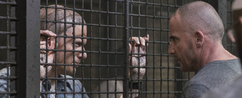 Die Brüder Michael (Wentworth Miller, l.) und Lincoln (Dominic Purcell) in „Prison Break“ – Bild: Fox