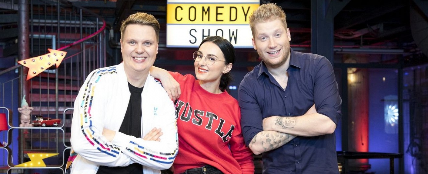 ProSiebens „Comedy Show“ mit Mimi Fiedler läuft nach dem „Ding des Jahres“ – Kevin Ray, Joyce Ilg, Lena Liebkind, Jacqueline Feldmann und Co. – Bild: ProSieben/​Benedikt Müller