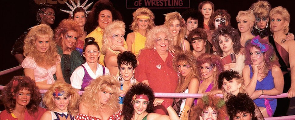 Die Damen-Wrestlerinnen der G.L.O.W.-Liga in den 1980er Jahren – Bild: G.L.O.W. TV
