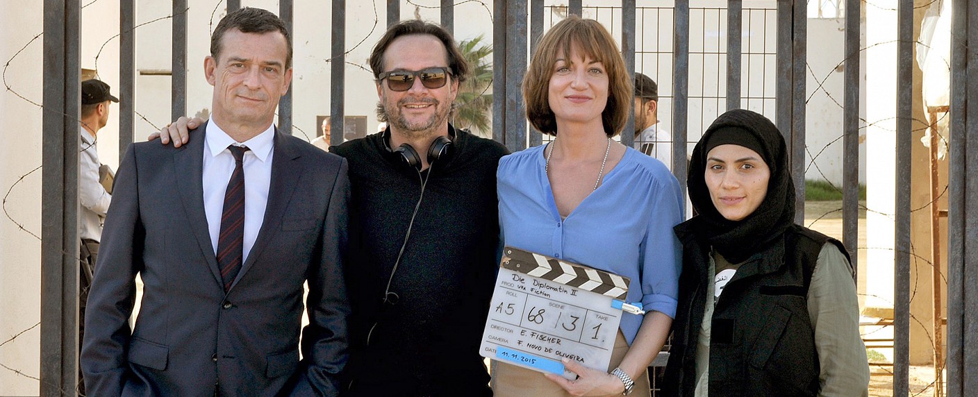 „Die Diplomatin“: Drehstart zu zweiter Folge der neuen ARD-Reihe – Natalia Wörner erneut als Karla Lorenz vor der Kamera – Bild: ARD Degeto/​Hans-Joachim Pfeiffer