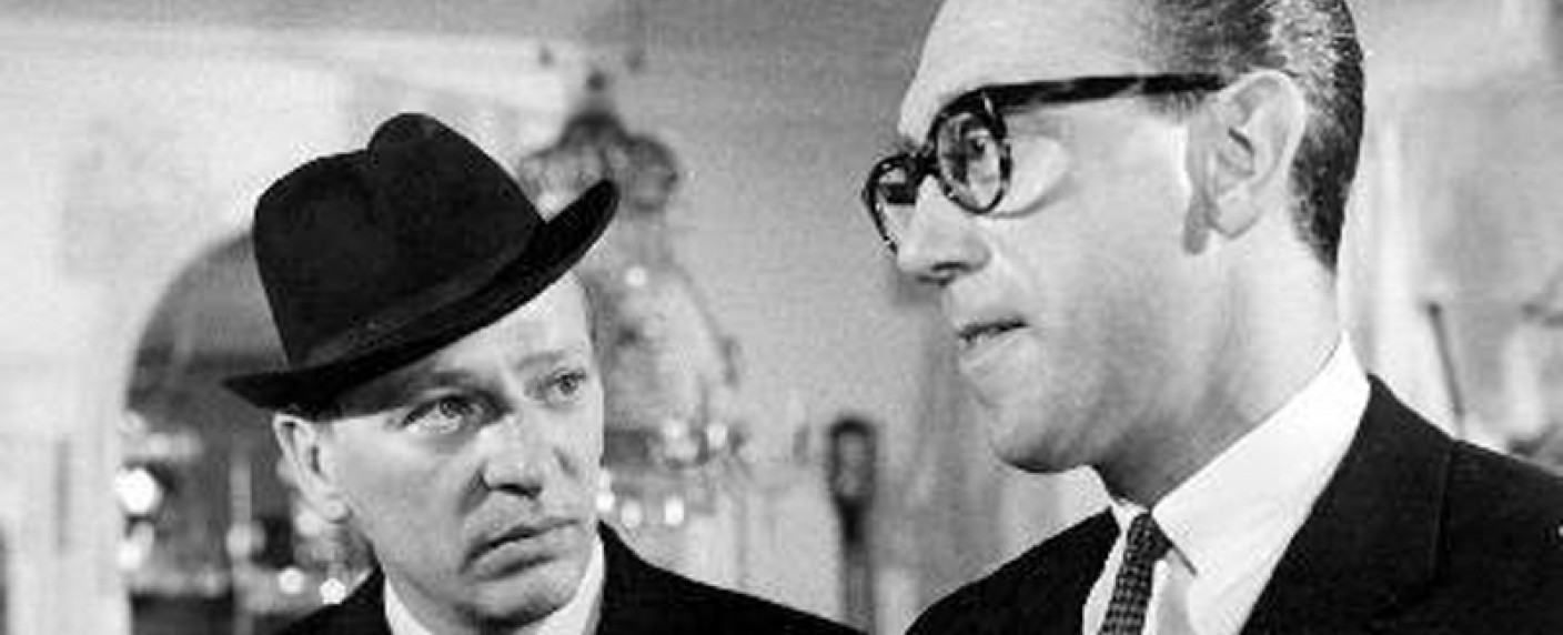 „Die Gentlemen bitten zur Kasse“: Dreiteiliger Krimiklassiker nach sechs Jahren wieder im TV – Horst Tappert und Siegfried Lowitz als berühmte Postraubbande – Bild: NDR/​ARD