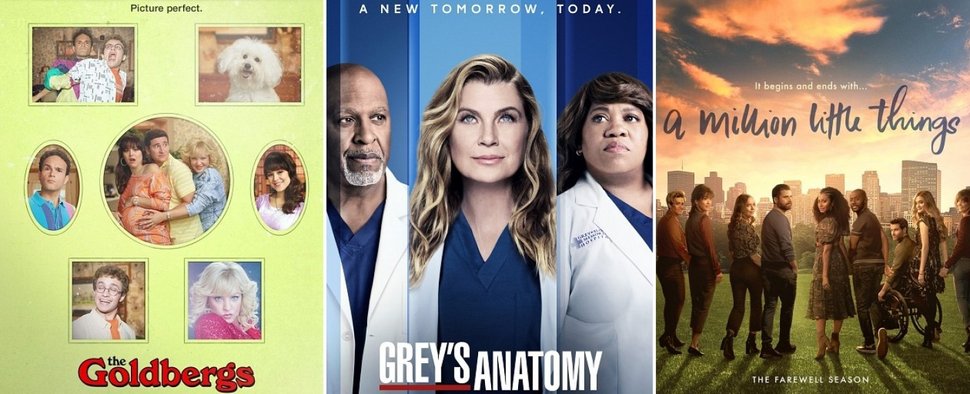 „Die Goldbergs“, „Grey’s Anatomy“ und „A Million Little Things“ enden im Mai bei ABC – Bild: ABC