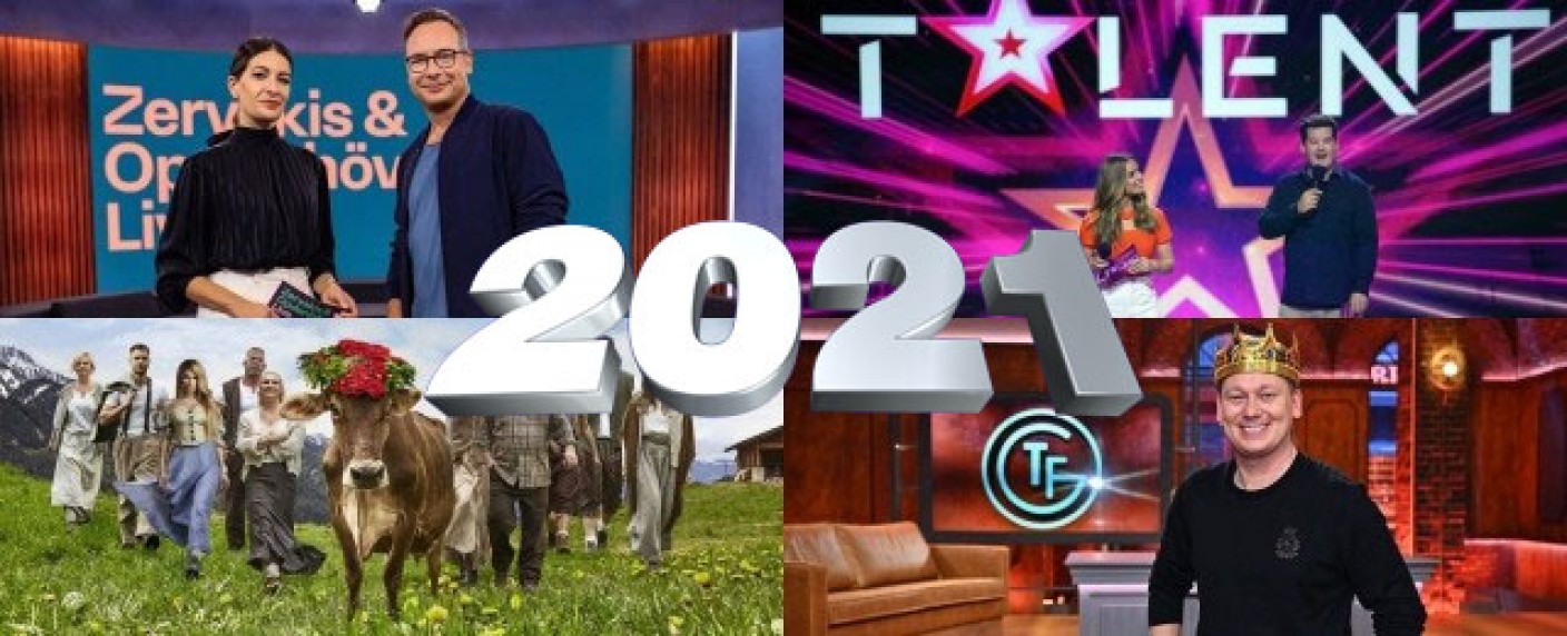 Von „Zervakis & Opdenhövel. Live.“ über „Supertalent“ bis „Die Alm“: Das waren die 50 größten TV-Flops 2021 – Deutsche Fernseh-Tiefpunkte im Rückblick – Bild: ProSieben/​Benedikt Müller/​RTL/​Stefan Gregorowius/​ProSieben/​Benjamin Kis/​TVNOW/​Willi Weber