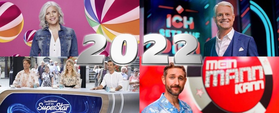 Die größten TV-Flops 2022 im deutschen Fernsehen – Bild: Sat.1/Boris Breuer/RTL/RTL/Stefan Gregorowiu/Sat.1/Willi Weber