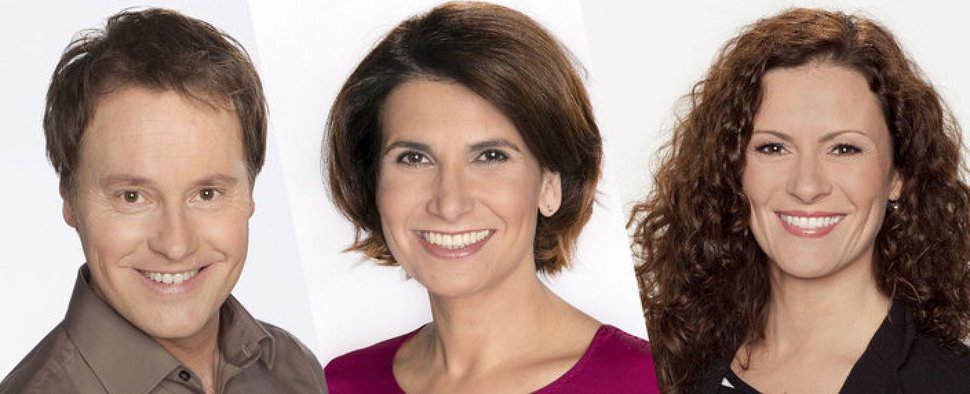 Die „Hier und heute“-Moderatoren Stefan Pinnow, Eva Assmann und Anne Willmes – Bild: WDR/Fürst-Fastré/Sachs/Fußwinkel