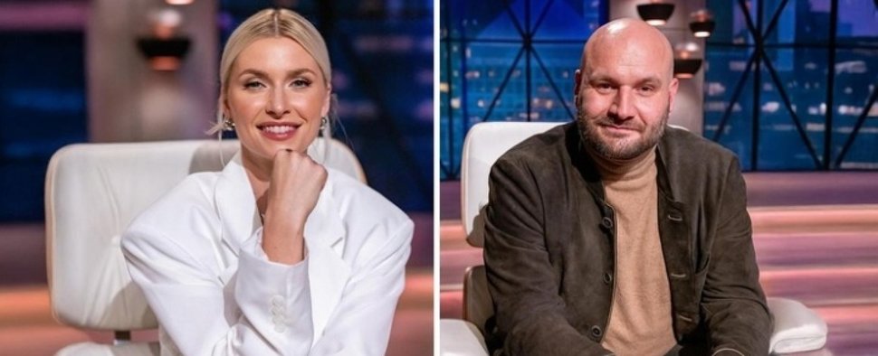 Lena Gercke und Christian Miele treten als Gast-Löwen auf – Bild: RTL/Bernd-Michael Maurer