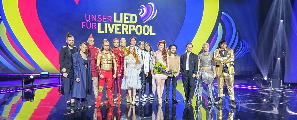 Die Kandidatinnen und Kandidaten von „Unser Lied für Liverpool“ – Bild: Lukas Respondek