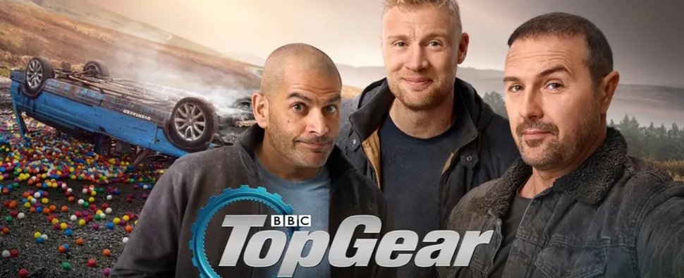 Die letzten Staffeln von „Top Gear“ wurden von Chris Harris, Freddie Flintoff und Paddy McGuinness moderiert – Bild: BBC two