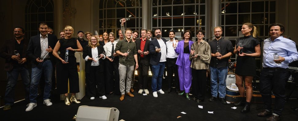 Die Preisträger bei der Nacht der Kreativen zum Deutschen Fernsehpreis 2025 – Bild: Patrick Seeger