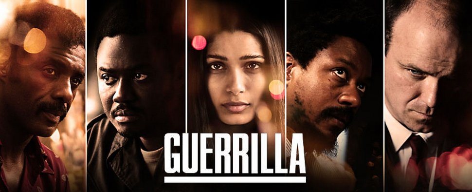 Die Protagonisten von „Guerrilla“: (v.l..) Idris Elba, Babou Ceesay, Freida Pinto, Nathaniel Martello-White, Rory Kinnear – Bild: Showtime