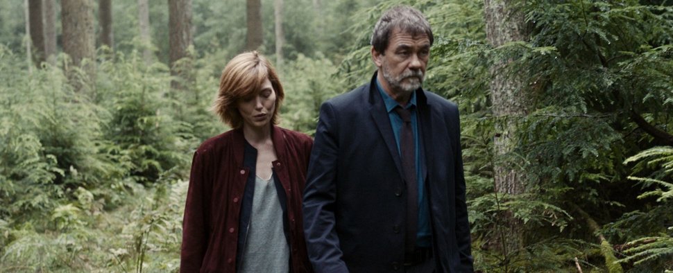 „Die purpurnen Flüsse“: Camille Delauney (Erika Sainte) und Pierre Niémans (Olivier Marchal) – Bild: ZDF/Jo Voets