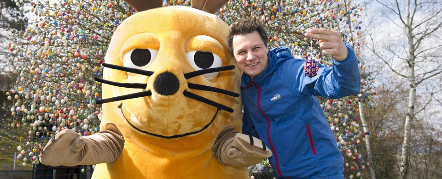 „Sendung mit der Maus“ feiert gleichzeitig Ostern und 2000. Folge – Bunte Ostereier prägen Special und preisgekrönte App – Bild: WDR/​Berger