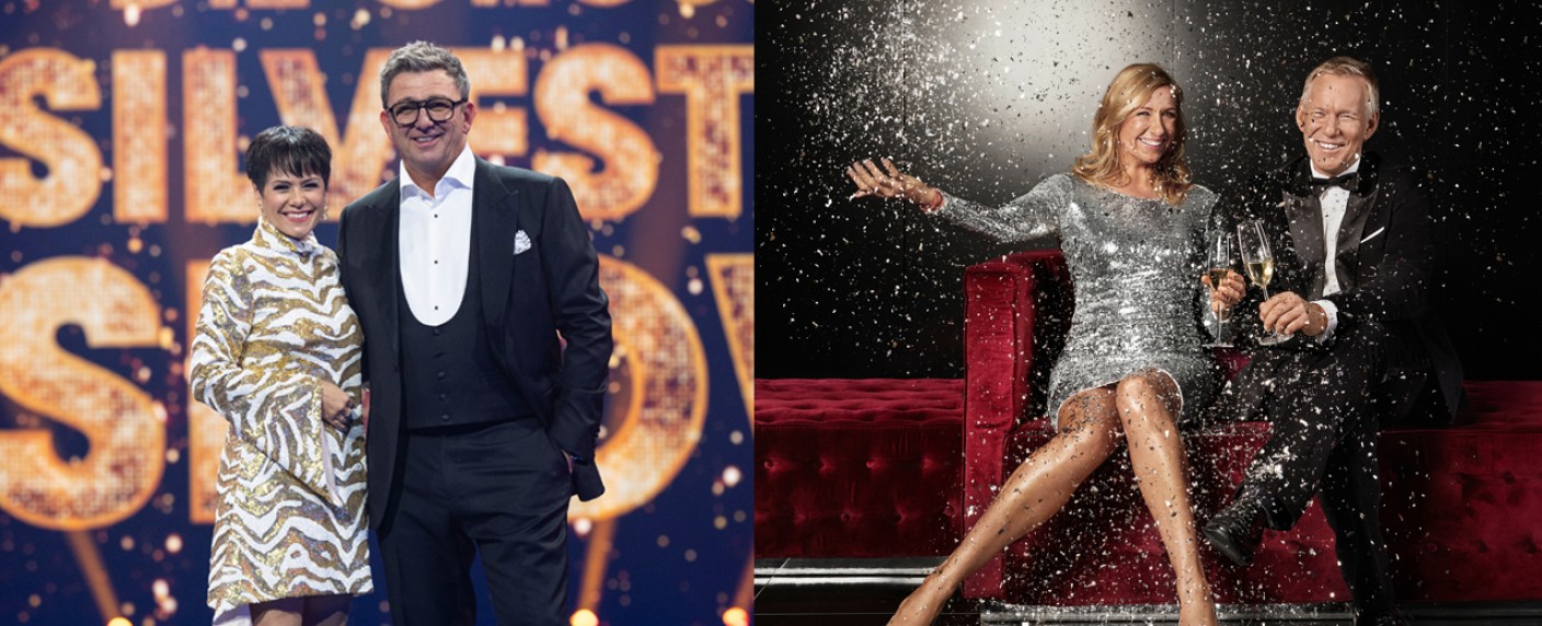 Quoten: Millionen begrüßen das neue Jahr 2024 in den Silvester-Shows bei ARD und ZDF – Auch „Dinner for One“-Version von Joko & Klaas und Silvester-„Chart Show“ punkten – Bild: ZDF/​Marcus Höhn/​BR/​Kimmig Entertainment GmbH/​ORF/​SRF/​Sascha Baumann