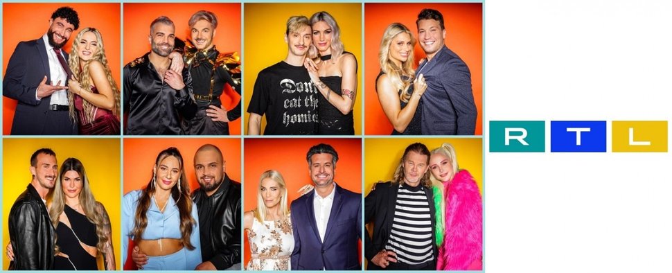 Diese acht Paare sind für RTL und RTL+ ins „Sommerhaus der Stars“ gezogen – Bild: RTL / Stefan Gregorowius