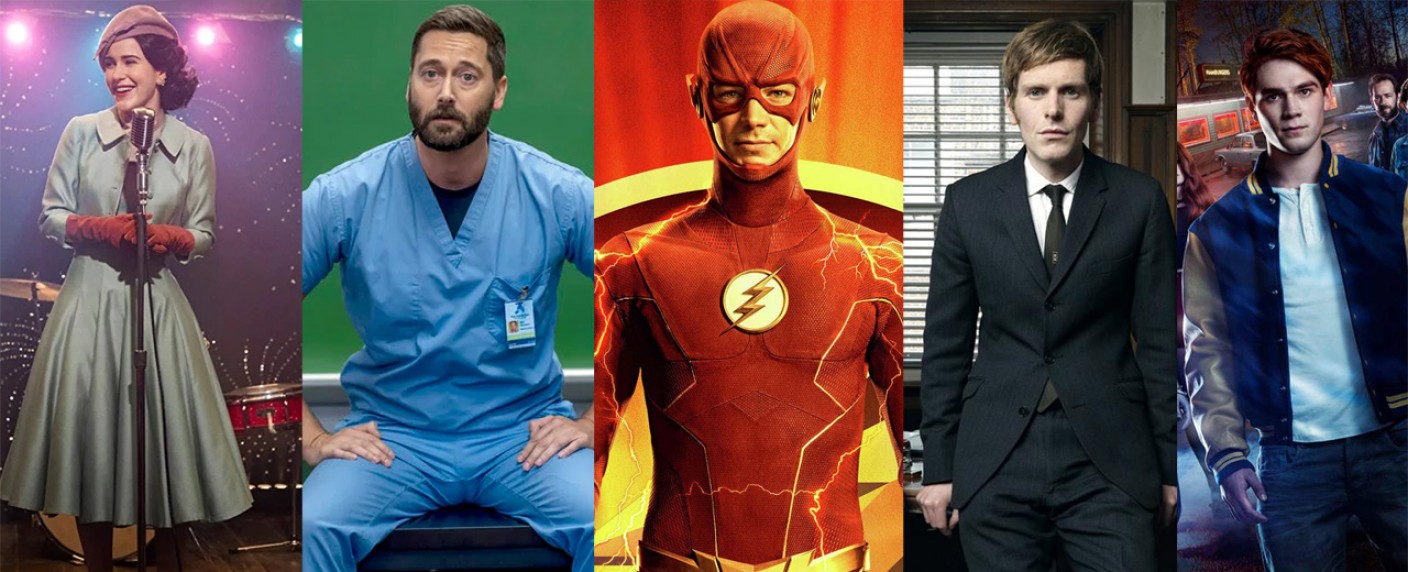Von „The Flash“ bis „Der junge Inspektor Morse“: Diese Serien enden 2023 – „The Marvelous Mrs. Maisel“, „Riverdale“ und „New Amsterdam“ ebenso betroffen – Bild: The CW/​Amazon/​Netflix/​Fox/​itv