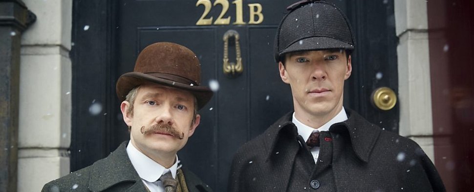 Dr. John Watson (Martin Freeman) und Sherlock Holmes (Benedict Cumberbatch) in „The Abominal Bride“ – Bild: BBC one