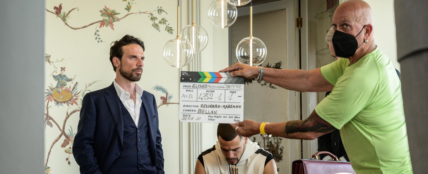 „Impero“: Neue Sky-Serie beleuchtet Transfergeschäft im Fußball – Achtteiliges italienisches Sportdrama wird gedreht – Bild: Sky Studios/​Federica Di Benedetto