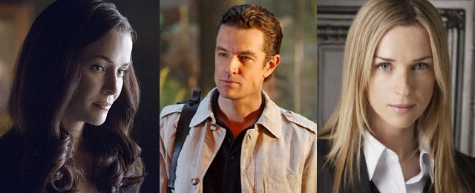 Drei der neuen Darsteller bei „Marvel’s Runaways“: Annie Wersching (l.), James Marsters (m.) und Ever Carradine (r.) – Bild: The CW/CBS/Syfy