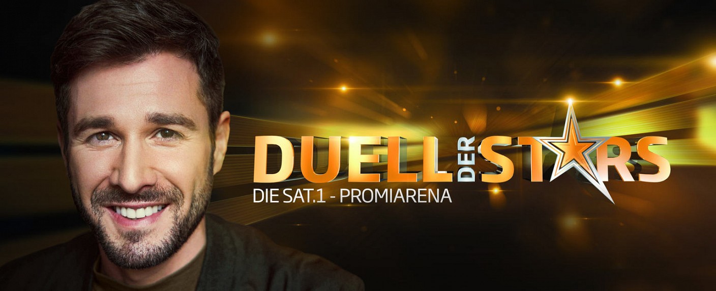 „Duell der Stars“ startet Anfang Januar in Sat.1 – Legat, Effenbergs, Drews, Tall und Co. in neuer Promi-Spielshow – Bild: Sat.1/​Arne Weychardt