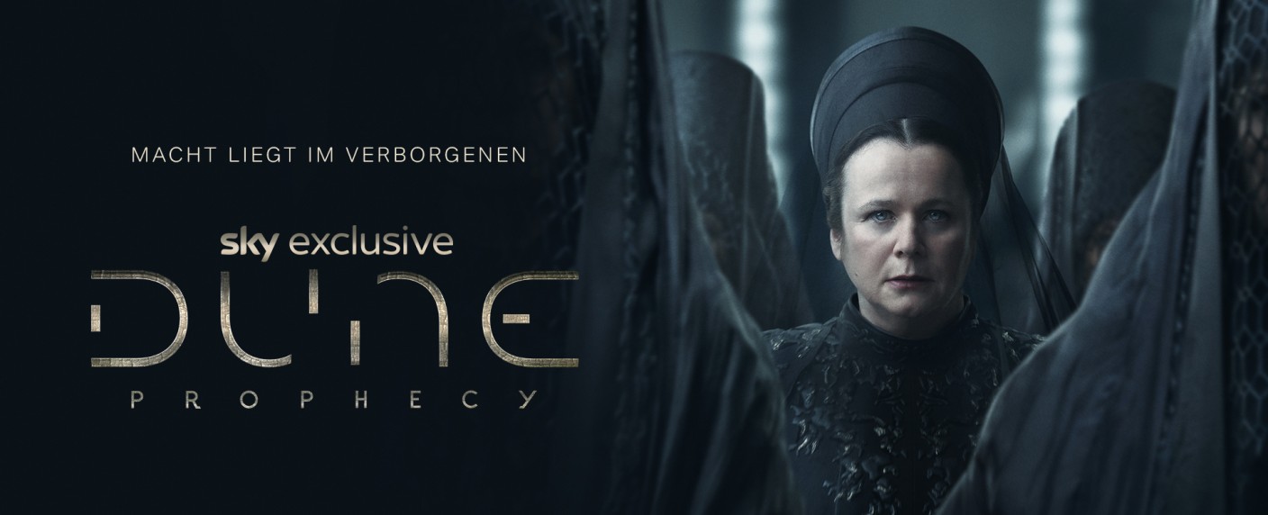 „Dune: Prophecy“ wirft mit zwei spannenden Clips Schatten voraus – Serienprequel zu „Dune“-Verfilmungen von Denis Villeneuve – Bild: © 2024 Warner Media, LLC. All Rights Reserved/​Sky Deutschland