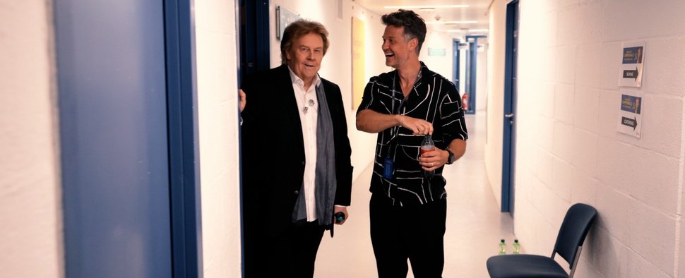 Howard und Wayne Carpendale im Backstage-Bereich der Münchner Olympiahalle – Bild: WDR/Carpendale Productions