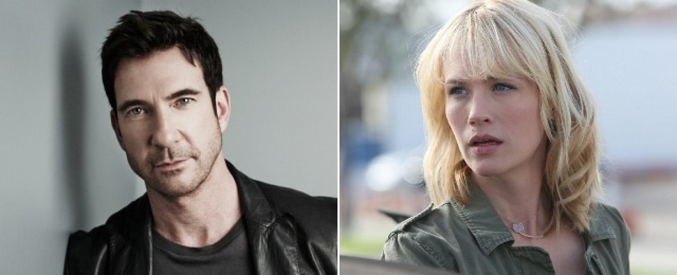 Dylan McDermott (l.) und January Jones (r.) verstärken die Besetzung der neuen Netflix-Serie „The Politician“ – Bild: CBS/FOX