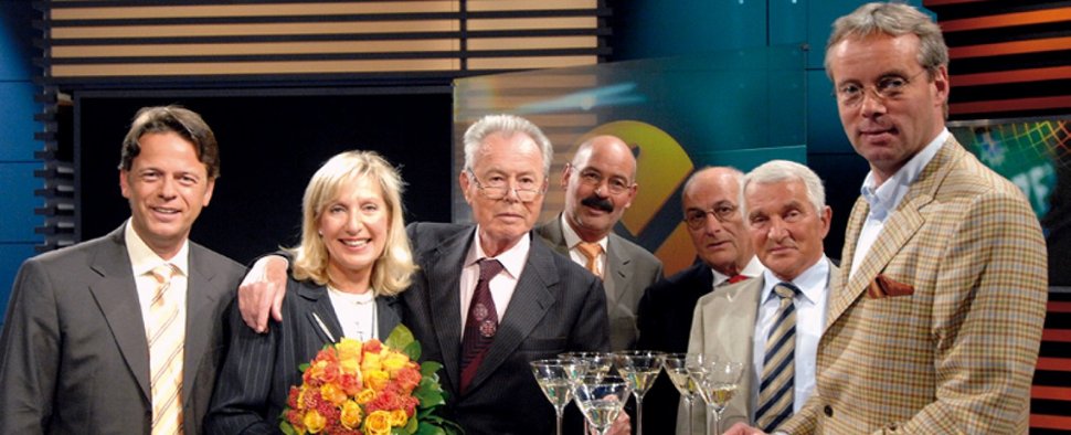 Ein Stelldichein der „XY“-Gesichter zum 40. Jubiläum im Jahr 2007 – Bild: ZDF/Jens Hartmann