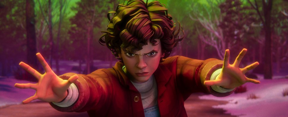 Eleven in der ersten Staffel von „Stranger Things: Tales from ’85“ – Bild: Netflix