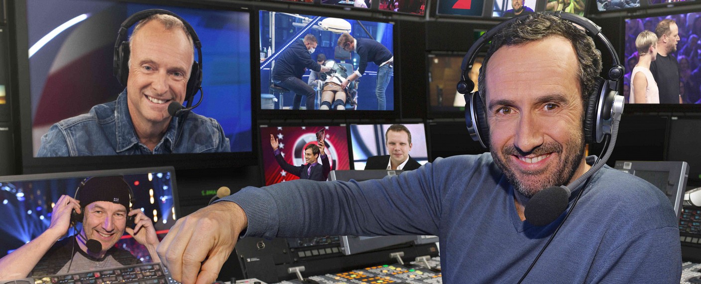 „Die Gameshow Konferenz“: Zweitverwertung älterer ProSieben-Formate mit Elmar Paulke – Highlight-Zusammenschnitt in neuer Form – Bild: ProSieben/​Willi Weber