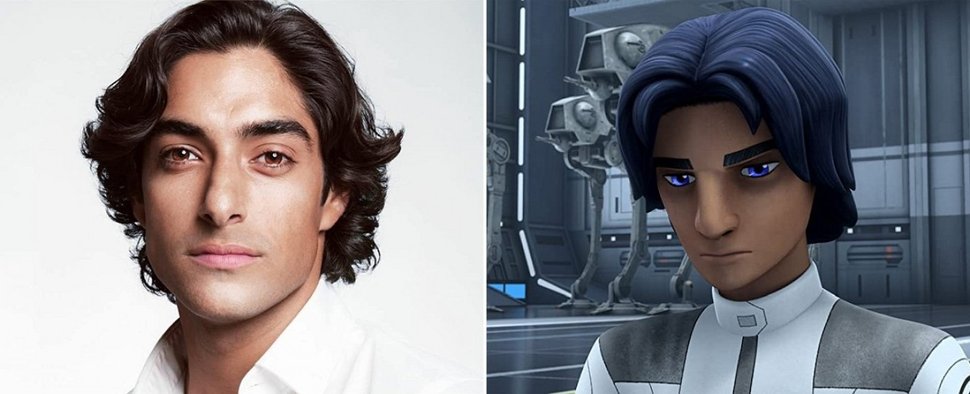 Eman Esfandi neben Ezra Bridger aus „Star Wars Rebels“ – Bild: Lucasfilm Ltd.
