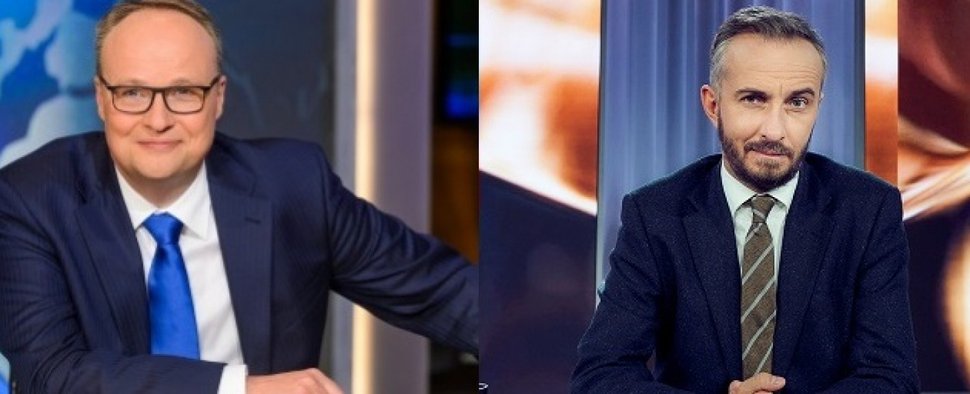 Erfolgreiches Doppel: Oliver Welke (l.) und Jan Böhmermann (r.) – Bild: ZDF/Willi Weber/ZDF/Jens Koch