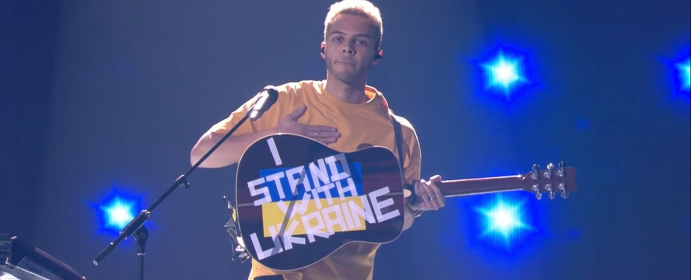 Malik Harris fährt für Deutschland zum Eurovision Song Contest – Ballade „Rockstars“ setzt sich im Vorentscheid „Germany 12 Points“ durch – Bild: Das Erste/​Screenshot