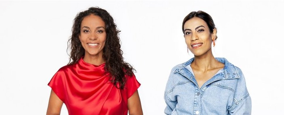 Die neuen „Quarks“-Moderatorinnen Florence Randrianarisoa (l.) und Nemi El-Hassan – Bild: WDR/Tilman Schenk