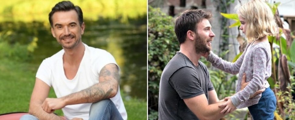 Florian Silbereisen (l.) punktete im Ersten, Chris Evans (r.) auf ProSieben – Bild: ARD/JürgensTV/Dominik Beckmann/Fox Searchlight