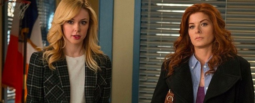 Frankie Pulaski (Meg Steedle) und „Detective Laura Diamond“ (Debra Messing) ermitteln in Zukunft nicht mehr zusammen – Bild: NBC