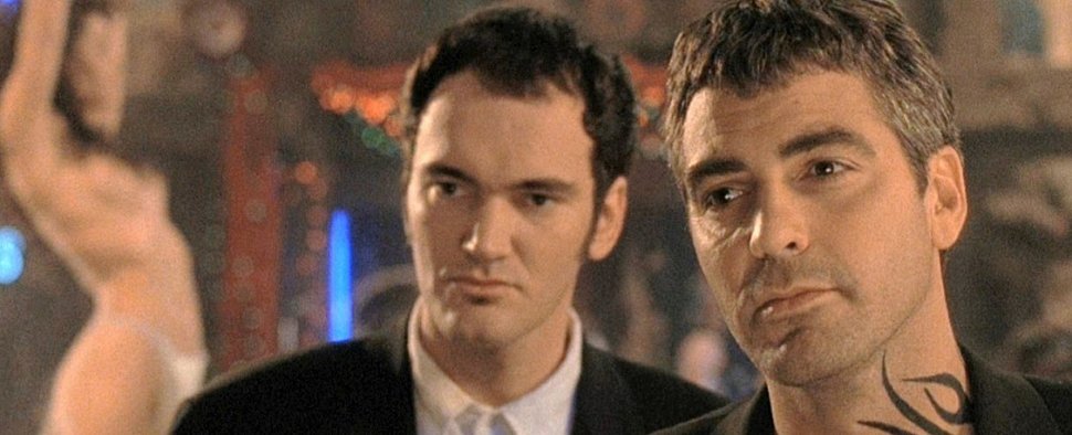 Quentin Tarantino und George Clooney in der Kinoversion von „From Dusk Till Dawn“ – Bild: Miramax Films/Scotia International