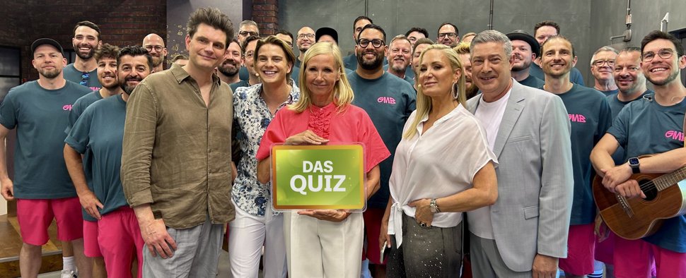 Gäste im „ZDF-Fernsehgarten – Das Quiz“ am 9. August 2026 – Bild: ZDF