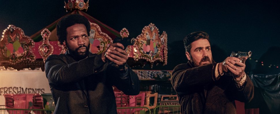 „Gangs of London“ mit Sopé Dìrísù (Elliot Carter, l.) in Staffel 3 – Bild: Sky/AMC/Susie Allnutt