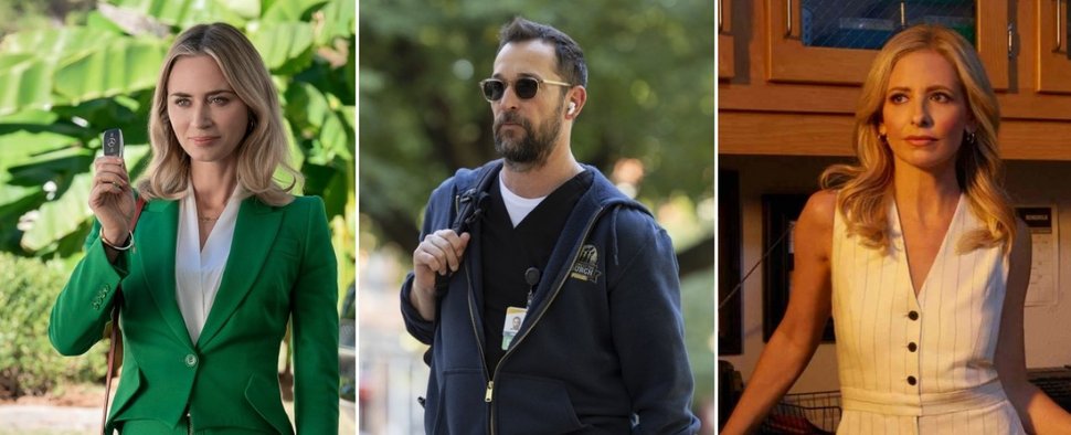 Geehrt: Emily Blunt, Noah Wyle und Sarah Michelle Gellar – Bild: Netflix, Max, Paramount+