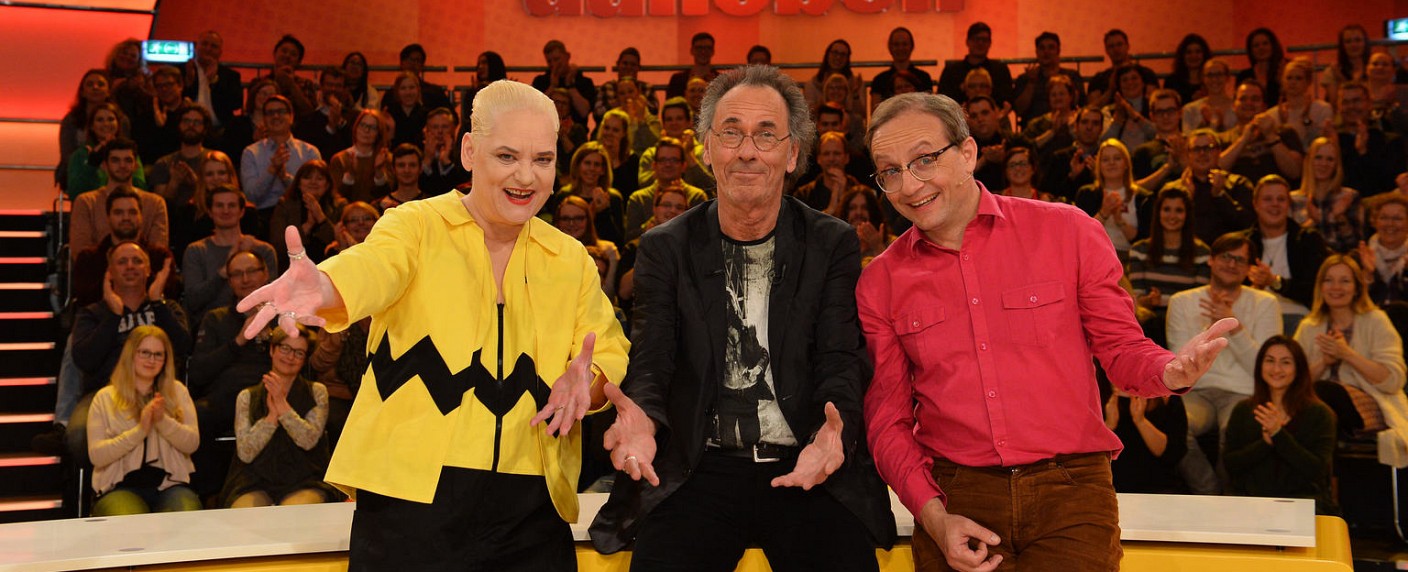 „Genial daneben“: Sendetag der RTL-Zwei-Neuauflage steht fest – Comedy-Panelshow mit Hugo Egon Balder, Hella von Sinnen und Wigald Boning kehrt im März zurück – Bild: Sat.1/​Willi Weber