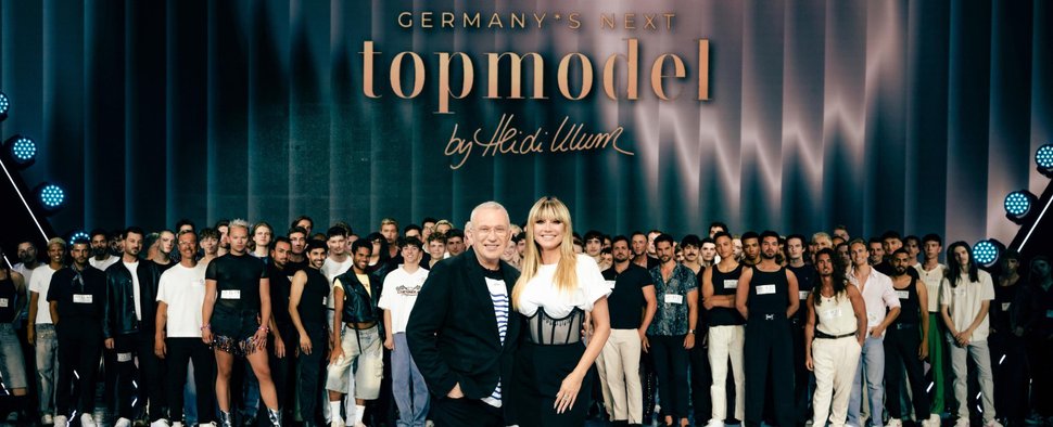 „Germany’s Next Topmodel“: Jean Paul Gaultier (l.) und Heidi Klum – Bild: ProSieben/Daniel Graf