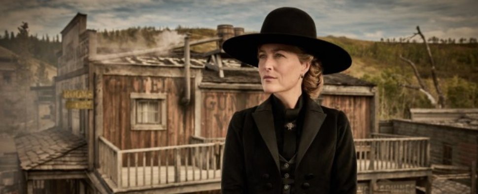 Gillian Anderson in der neuen Netflix-Serie „The Abandons“ – Bild: Netflix