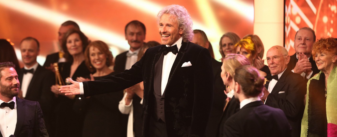 „Goldene Kamera 2016“: Thomas Gottschalk moderiert erneut – Entertainer präsentiert ZDF-Preisverleihung live – Bild: ZDF/​Eventpress