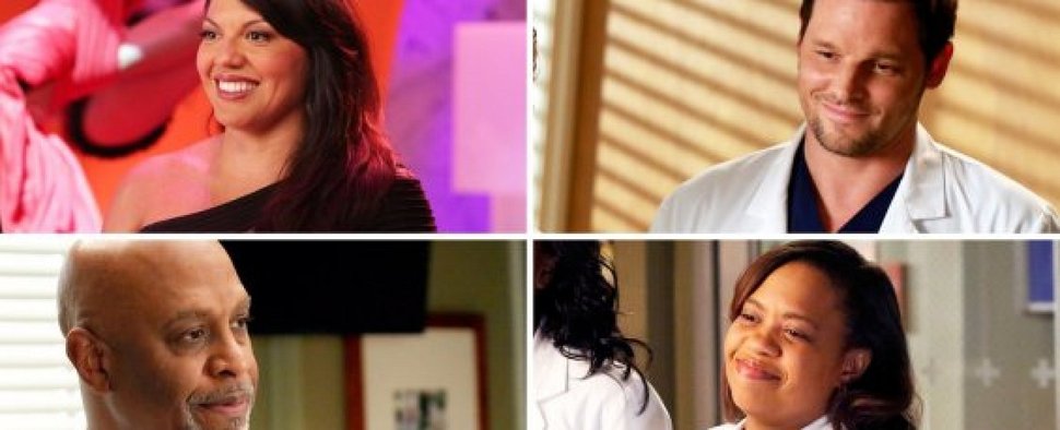 „Grey’s Anatomy“: Sara Ramirez, Justin Chambers, James Pickens Jr. und Chandra Wilson – Bild: ABC