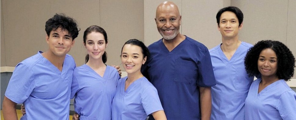 „Grey’s Anatomy“: Die neuen Ärzte im Praktikum und Richard Webber (James Pickens Jr.) – Bild: ABC