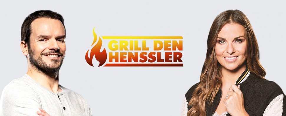 „Grill den Henssler“: Steffen Henssler und die neue Moderatorin Laura Wontorra – Bild: TVNOW/Phillipp Rathmer/Boris Breuer