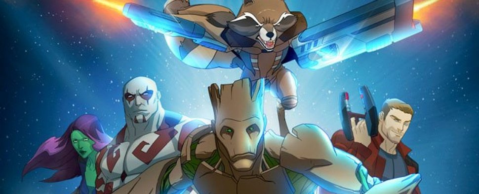 Die „Guardians of the Galaxy“ in animierter Form – Bild: Marvel/Disney XD