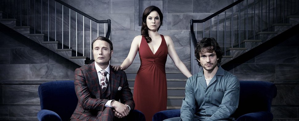 Mads Mikkelsen, Caroline Dhavernas und Hugh Dancy in „Hannibal“ – Bild: NBC